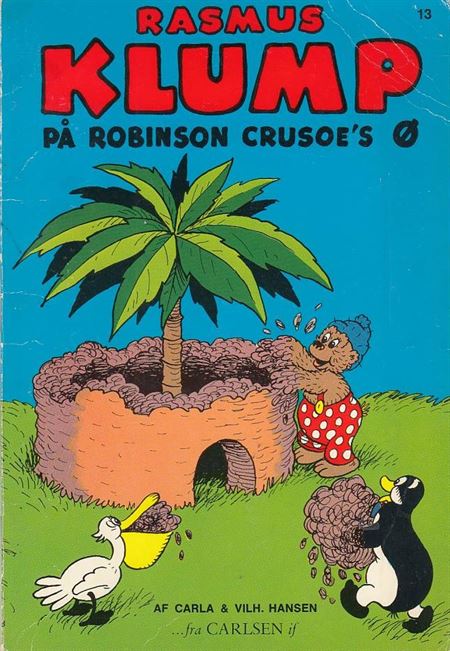 Rasmus Klump 13 - På Robinson Crusoe\'s ø (Bog)