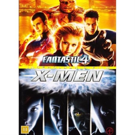 Fantastic 4 og X-men 2Film (DVD)