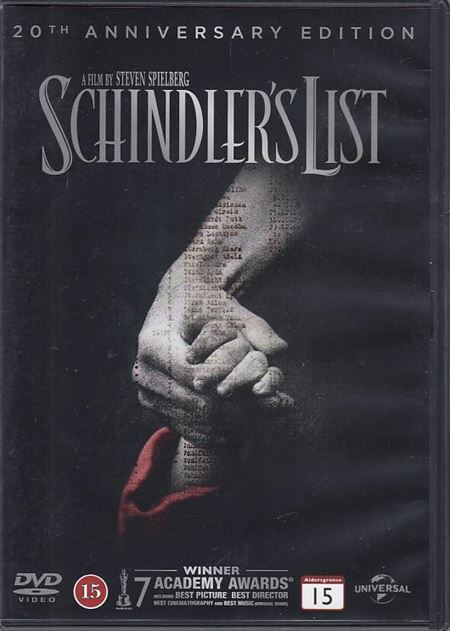 Schindler\'s liste (DVD)